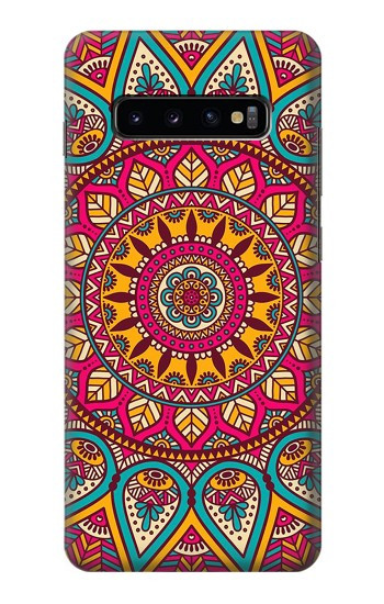 W3694 Hippie Art Pattern Case Cover Custodia e Flip Case per Samsung Galaxy S10 Plus