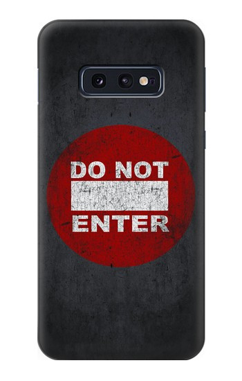 W3683 Do Not Enter Case Cover Custodia e Flip Case per Samsung Galaxy S10e