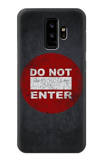 W3683 Do Not Enter Case Cover Custodia e Flip Case per Samsung Galaxy S9