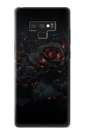 W3672 Burned Rose Case Cover Custodia e Flip Case per Note 9 Samsung Galaxy Note9
