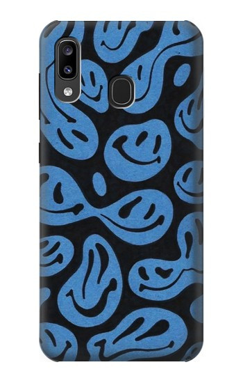 W3679 Cute Ghost Pattern Case Cover Custodia e Flip Case per Samsung Galaxy A20, Galaxy A30