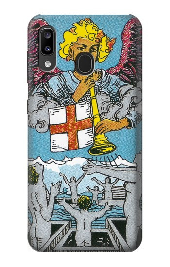 W3743 Tarot Card The Judgement Case Cover Custodia e Flip Case per Samsung Galaxy A20, Galaxy A30