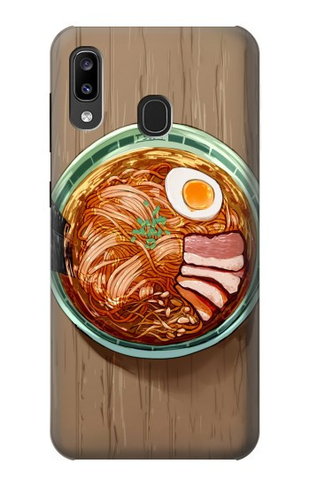 W3756 Ramen Noodles Case Cover Custodia e Flip Case per Samsung Galaxy A20, Galaxy A30