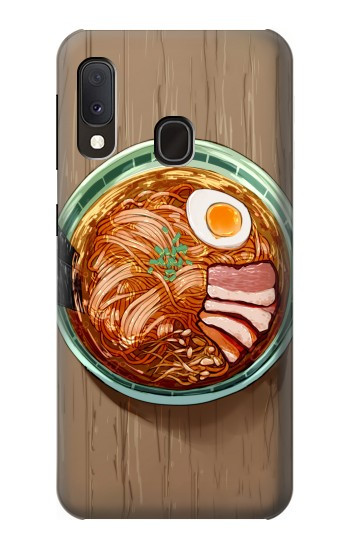 W3756 Ramen Noodles Case Cover Custodia e Flip Case per Samsung Galaxy A20e