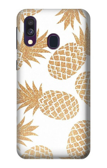 W3718 Seamless Pineapple Case Cover Custodia e Flip Case per Samsung Galaxy A40