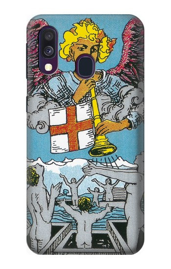W3743 Tarot Card The Judgement Case Cover Custodia e Flip Case per Samsung Galaxy A40