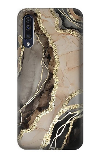 W3700 Marble Gold Graphic Printed Case Cover Custodia e Flip Case per Samsung Galaxy A70
