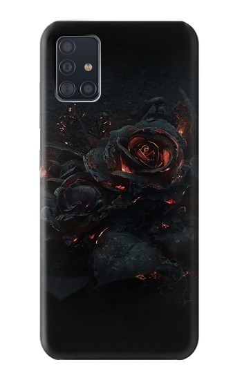 W3672 Burned Rose Case Cover Custodia e Flip Case per Samsung Galaxy A51