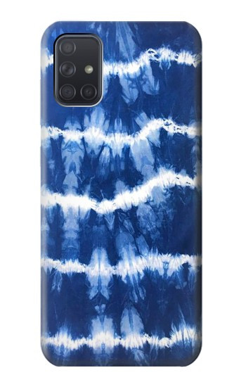 W3671 Blue Tie Dye Case Cover Custodia e Flip Case per Samsung Galaxy A71