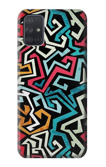 W3712 Pop Art Pattern Case Cover Custodia e Flip Case per Samsung Galaxy A71