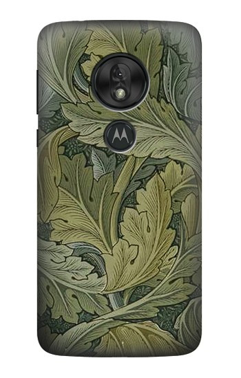 W3790 William Morris Acanthus Leaves Case Cover Custodia e Flip Case per Motorola Moto G7 Play