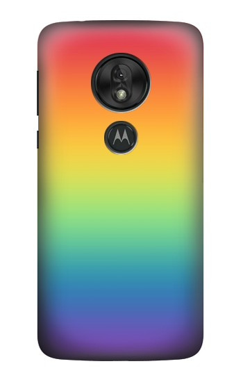 W3698 LGBT Gradient Pride Flag Case Cover Custodia e Flip Case per Motorola Moto G7 Power
