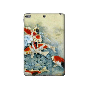 W1654 Koi Carp Fish Art Painting Tablet Case Cover Custodia per iPad mini 4, iPad mini 5, iPad mini 5 (2019)