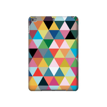 W3049 Triangles Vibrant Colors Tablet Case Cover Custodia per iPad mini 4, iPad mini 5, iPad mini 5 (2019)