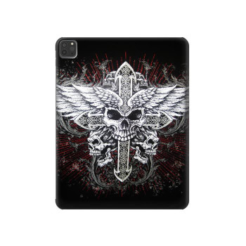 W1434 Skull Wing Tattoo Biker Tablet Case Cover Custodia per iPad Pro 11 (2021,2020,2018, 3rd, 2nd, 1st) W1434 Skull Wing Tattoo Biker Tablet Case Cover Custodia per iPad Pro 11 (2021,2020,2018, 3rd, 2nd, 1st)