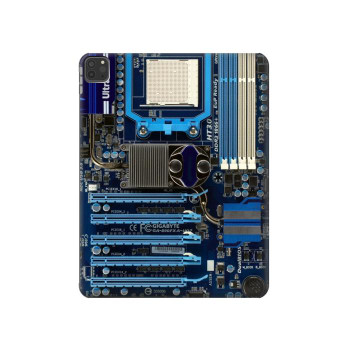W3163 Computer Motherboard Tablet Case Cover Custodia per iPad Pro 11 (2021,2020,2018, 3rd, 2nd, 1st)
