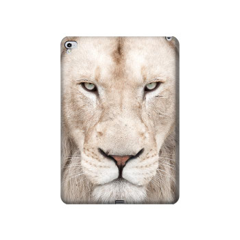 W2399 White Lion Face Tablet Case Cover Custodia per iPad Pro 12.9 (2015,2017)