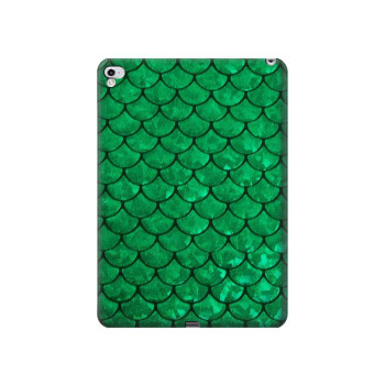 W2704 Green Fish Scale Pattern Graphic Tablet Case Cover Custodia per iPad Pro 12.9 (2015,2017)
