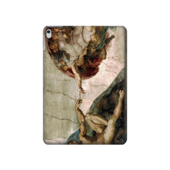 W0179 Michelangelo Creation of Adam Tablet Case Cover Custodia per iPad 9.7 (2017,2018), iPad 6, iPad 5