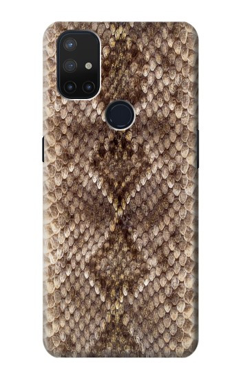 W2875 Rattle Snake Skin Graphic Printed Case Cover Custodia e Flip Case per OnePlus Nord N10 5G