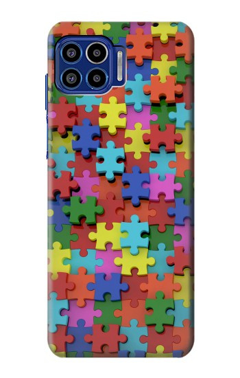 W0816 Puzzle Case Cover Custodia e Flip Case per Motorola One 5G