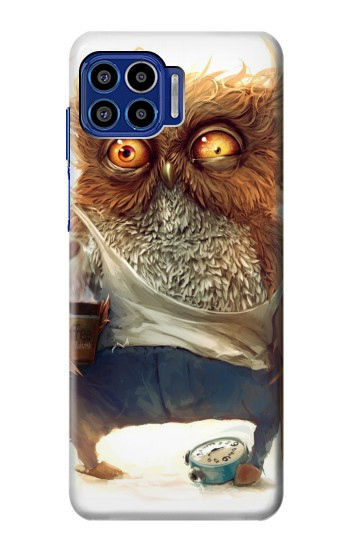 W1133 Wake up Owl Case Cover Custodia e Flip Case per Motorola One 5G