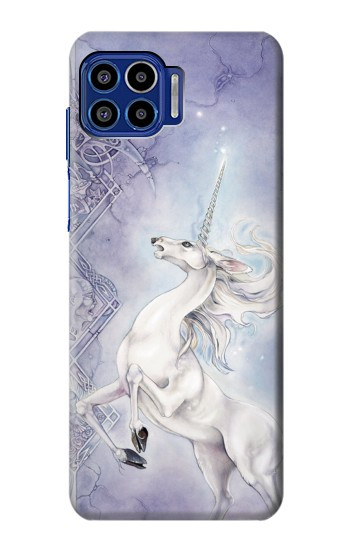 W1134 White Horse Unicorn Case Cover Custodia e Flip Case per Motorola One 5G
