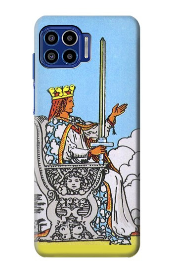 W3068 Tarot Card Queen of Swords Case Cover Custodia e Flip Case per Motorola One 5G