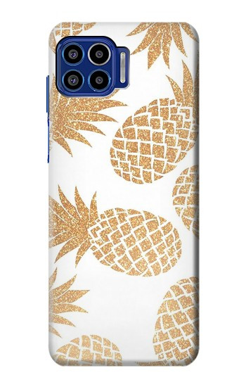 W3718 Seamless Pineapple Case Cover Custodia e Flip Case per Motorola One 5G