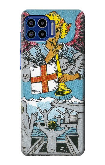W3743 Tarot Card The Judgement Case Cover Custodia e Flip Case per Motorola One 5G