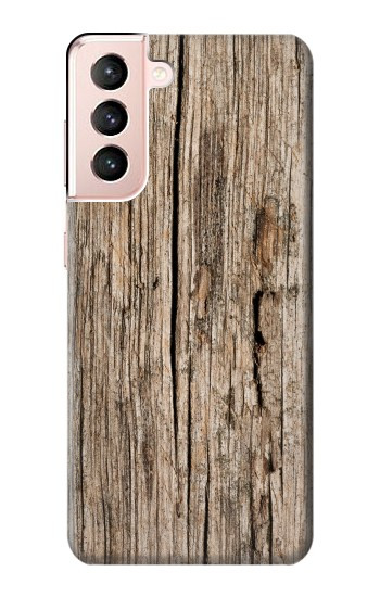 W0600 Wood Graphic Printed Case Cover Custodia e Flip Case per Samsung Galaxy S21 5G