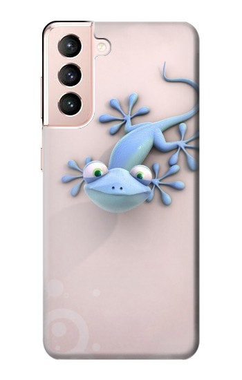 W1631 Funny Gecko Lizard Case Cover Custodia e Flip Case per Samsung Galaxy S21 5G