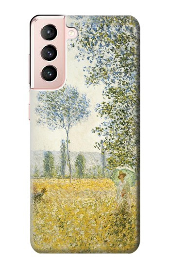 W2682 Claude Monet Fields In Spring Case Cover Custodia e Flip Case per Samsung Galaxy S21 5G