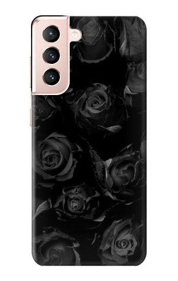 W3153 Black Roses Case Cover Custodia e Flip Case per Samsung Galaxy S21 5G