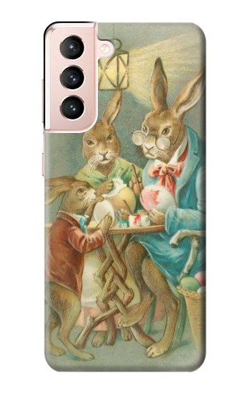 W3164 Easter Rabbit Family Case Cover Custodia e Flip Case per Samsung Galaxy S21 5G
