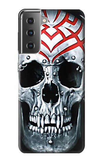 W0223 Vampire Skull Tattoo Case Cover Custodia e Flip Case per Samsung Galaxy S21 Plus 5G, Galaxy S21+ 5G