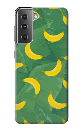 W3286 Banana Fruit Pattern Case Cover Custodia e Flip Case per Samsung Galaxy S21 Plus 5G, Galaxy S21+ 5G