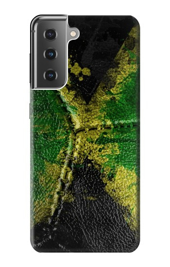 W3319 Jamaica Flag Vintage Football Graphic Case Cover Custodia e Flip Case per Samsung Galaxy S21 Plus 5G, Galaxy S21+ 5G