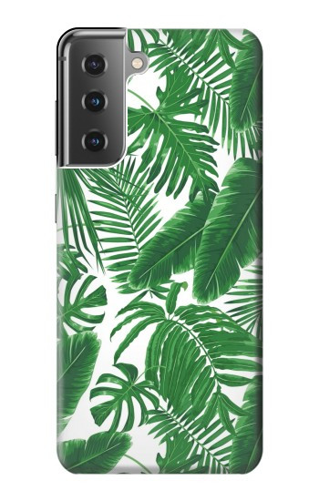 W3457 Paper Palm Monstera Case Cover Custodia e Flip Case per Samsung Galaxy S21 Plus 5G, Galaxy S21+ 5G
