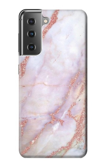 W3482 Soft Pink Marble Graphic Print Case Cover Custodia e Flip Case per Samsung Galaxy S21 Plus 5G, Galaxy S21+ 5G