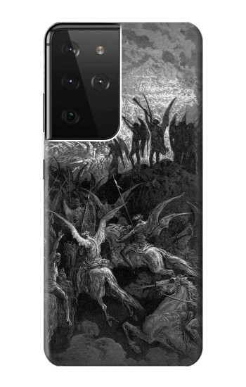W1026 Gustave Dore Paradise Lost Case Cover Custodia e Flip Case per Samsung Galaxy S21 Ultra 5G