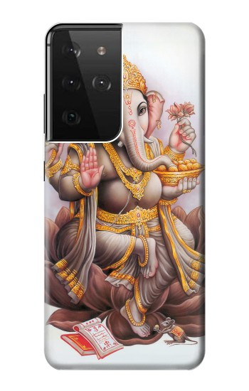 W2820 Hindu God Ganesha Ganapati Vinayaka Case Cover Custodia e Flip Case per Samsung Galaxy S21 Ultra 5G