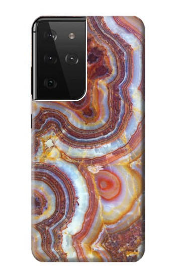 W3034 Colored Marble Texture Printed Case Cover Custodia e Flip Case per Samsung Galaxy S21 Ultra 5G