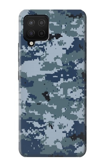 W2346 Navy Camo Camouflage Graphic Case Cover Custodia e Flip Case per Samsung Galaxy A12