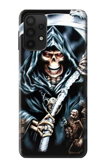 W0295 Grim Reaper Case Cover Custodia e Flip Case per Samsung Galaxy A32 5G