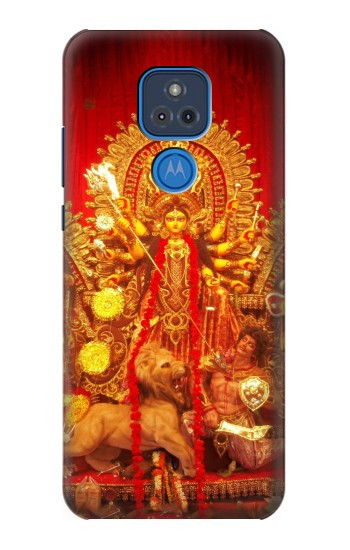 W1030 Hindu God Durga Puja Case Cover Custodia e Flip Case per Motorola Moto G Play (2021)
