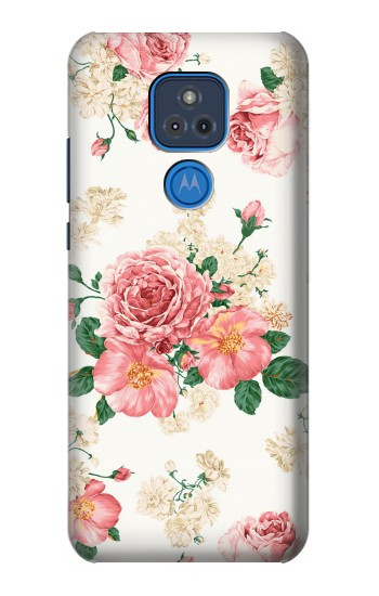 W1859 Rose Pattern Case Cover Custodia e Flip Case per Motorola Moto G Play (2021)