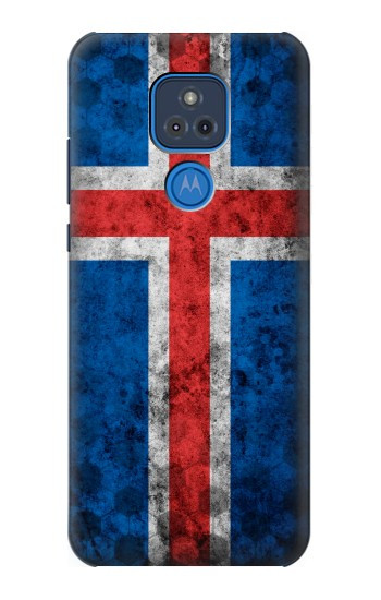 W3000 Iceland Football Soccer Case Cover Custodia e Flip Case per Motorola Moto G Play (2021)