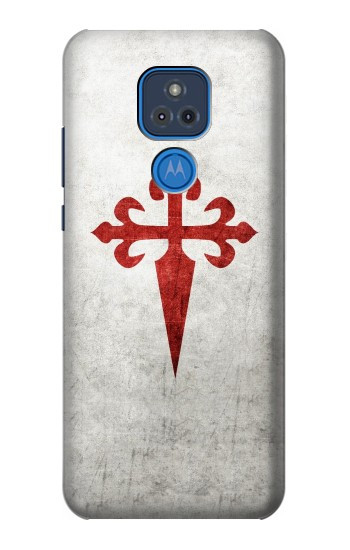 W3200 Order of Santiago Cross of Saint James Case Cover Custodia e Flip Case per Motorola Moto G Play (2021)