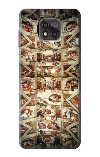 W0177 Michelangelo Chapel ceiling Case Cover Custodia e Flip Case per Motorola Moto G Power (2021)